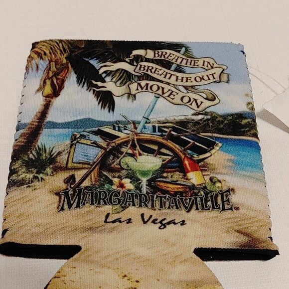 Jimmy Buffet Margaritaville Las Vegas Beer Koozie BNWT - Picture 3 of 3